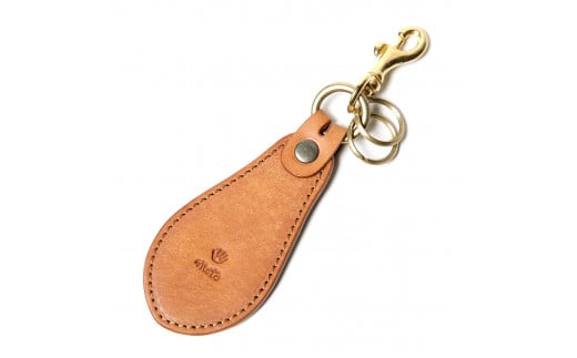 ＭＯＴＯ マットバケッタ 靴べら キーホルダー（BROWN）本池 秀夫 監修　LEATHER & SILVER MOTO