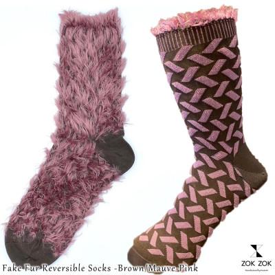 ふるさと納税 広陵町 上質感を足にまとうラグジュアリーソックス ZOKZOK 3足セット (レッド系) |  | 02