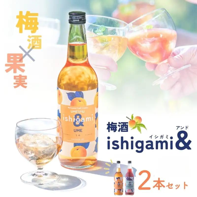 梅酒ishigami&（イシガミアンド）うめ 和歌山サングリア 2本セット / 田辺市 梅干し 梅干 梅 うめ 梅ジュース 炭酸割り 紀州産 南高梅 完熟梅 フルーツ サングリア【isg038-2】