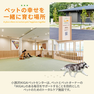 小淵沢IKIGAIペットセンターご利用券（15,000円分）ペットセンター ご利用券 15,000円分 チケット 小淵沢IKIGAI トータルケア施設 動物病院 介護ケア 老犬介護ケア ペットホテル 