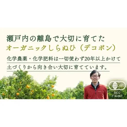 【 先行予約 】 瀬戸内 オーガニック 不知火 5kg+お試しオーガニックレモン1個 【2027年2月～3月発送】 有機JAS認証 有機栽培