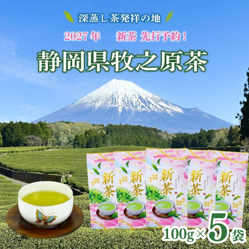 
                  【先行予約 新茶 5本 】 2027年度産 新茶 100ｇ×5本 お茶 静岡  新茶 濃旨 緑茶  深蒸し茶 深蒸し 茶 水出し緑茶 水出し 静岡茶 日本茶 飲料 飲み物 ドリンク 深むし茶 煎茶 セット お茶 茶 深蒸し 煎茶 旬 日常 牧之原産 甘い コク 便利 簡単 銀 茶葉 静岡茶 牧之原茶  プレゼント 贈答 贈答品 贈り物  産地直送 国産 日本 人気  静岡 県 牧之原市 小栗農園
                