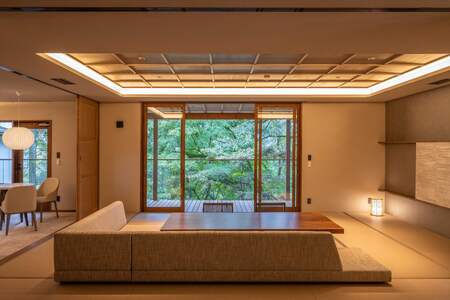 671-01jin元湯陣屋　貴賓室と豪華・夢浮橋会席料理を堪能プラン（一泊二食・２名様）【補助券にも使用可】