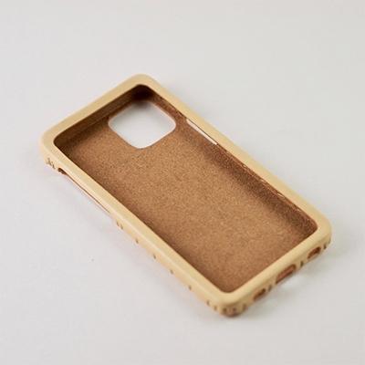 ふるさと納税 七尾市 【iPhone13promax用】本革ケース/ナチュラル/ハンドメイド