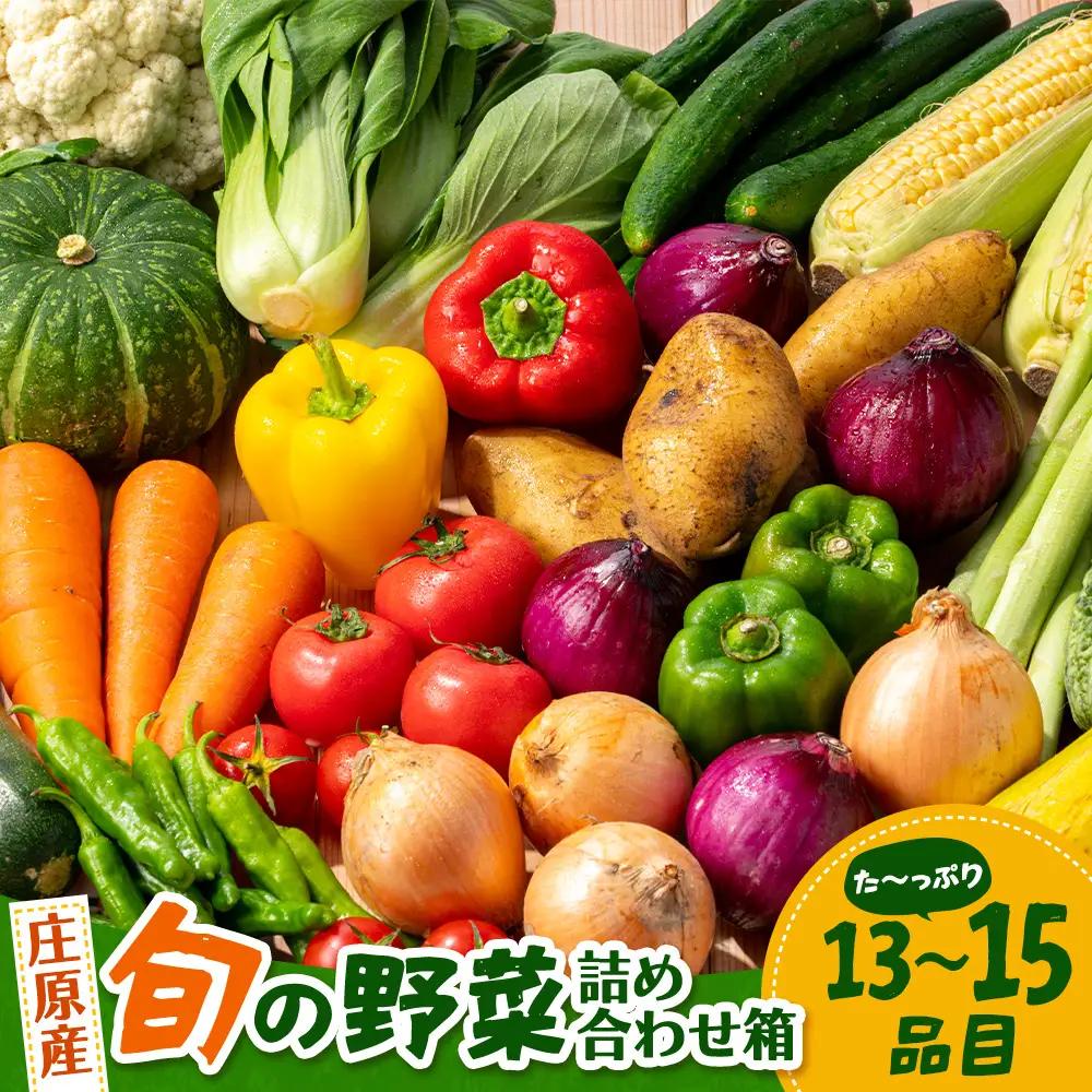 広島県庄原産「旬の野菜」詰め合わせ箱（13～15品目）野菜セット やさい