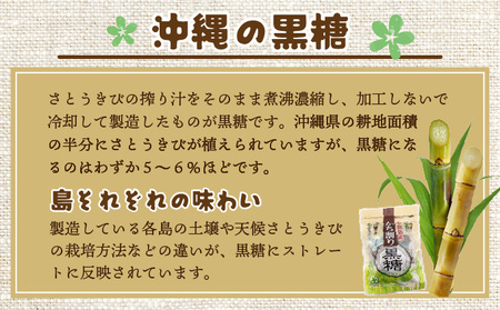 沖縄県黒砂糖協同組合 小浜島産 粒黒糖 200g 5パック