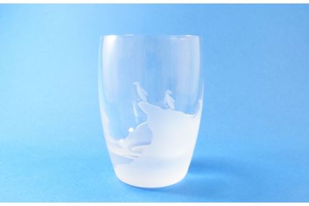 浅草切子 aquatic「Penguin Climb」