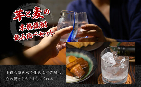 I-J1 【定期便・全6回】南九州文化の本格焼酎お手軽紙パック！思う存分、晩酌用本格焼酎セット(2銘柄・各1800ml×3本、ひむか寿 赤芋仕込み・麦作鬼ころし)×6回【寿海酒造】