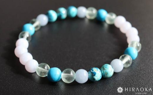 夫婦仲改善パワーストーンブレスレット(家庭円満01)･6mm玉 (19.2cm)