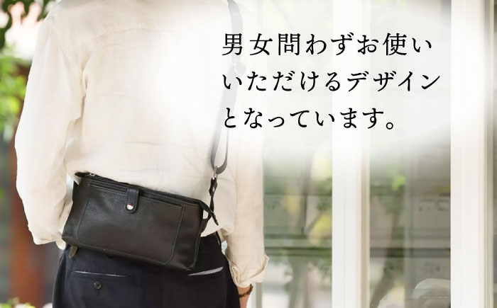 【色が選べる】サコッシュバッグ Mサイズ バッグ かばん 鞄 サコッシュ 本革 革 革製品 名入れ対応