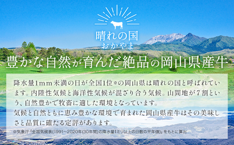 【12ヶ月定期便】岡山県産牛 スライス 赤身 500g×12回《お申し込み月の翌月から出荷開始》 岡山県 笠岡市 肉 送料無料