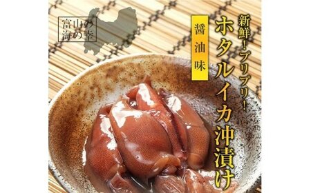 越中氷見屋　ホタルイカ沖漬け2種・甘酢漬け・素干し（A2セット）　【魚貝類・加工食品】