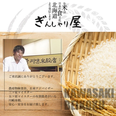2023年4月発送開始『定期便』北海道産 ななつぼし 精米10kg(5kg×2袋)全6回