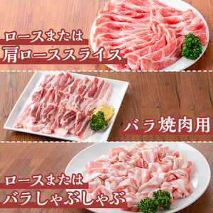 鹿児島県産 豚肉 セット (合計3.2kg)【TRINITY】A680