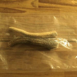 鹿の角（Ｓサイズ×2本）京都丹後産　ペット犬用おやつ　ドッグガム