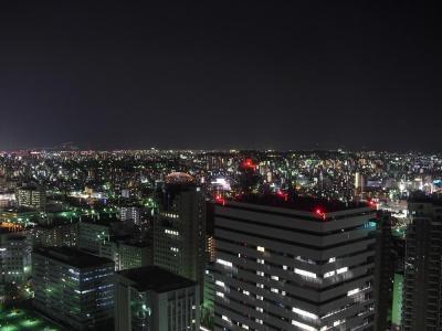 天空ディナーコース（展望券込）　２名分　【福岡タワー内展望レストランにて優雅なひとときを】