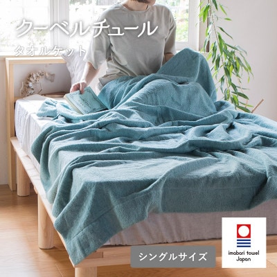 (今治タオル)クーベルチュールタオルケット スタンダード(ブルーグリーン)【I003470BG】【1667726】