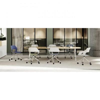 ふるさと納税 名張市 ウィルクハーンチェアー 222レンジ オッコ青/座クッション付・キャスター [53940122] |  | 01