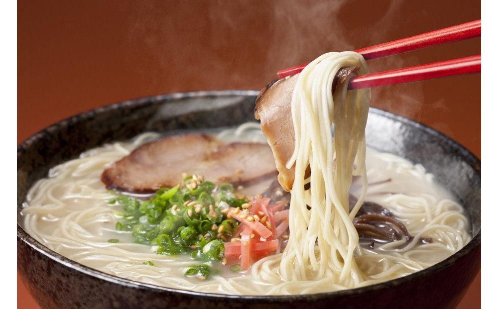 博多とんこつラーメン20杯分と替え玉5玉の計25食分！4種類本場博多スープ付き