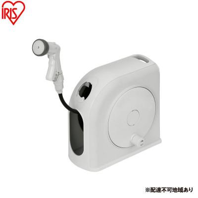 ふるさと納税 大河原町 フルカバーホースリール スリムHG ホワイト 15m アイリスオーヤマ[53752959]