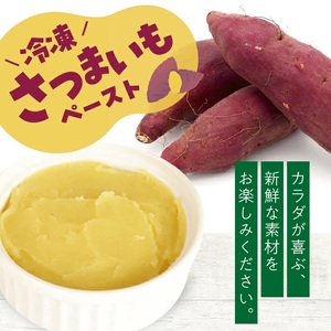 冷凍さつまいもペースト1.5kg(500g×3袋) 山形県遊佐産 冷凍便 ※離島発送不可 冷凍 さつまいも さつま芋 サツマイモ 野菜 野菜ペースト 離乳食 介護食 お菓子作り 小分け ゆざ食彩工房 