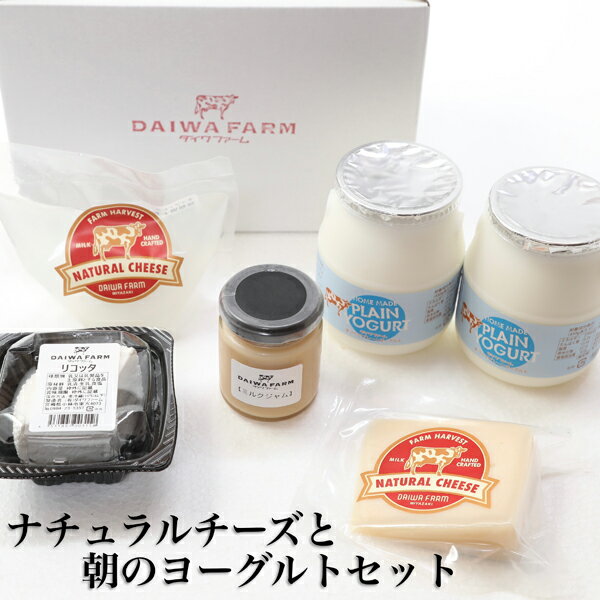 【ふるさと納税】ナチュラルチーズとヨーグルトセット チーズ モッツァレラ リコッタ ミルクジャム 詰め合わせ コンテスト受賞 宮崎