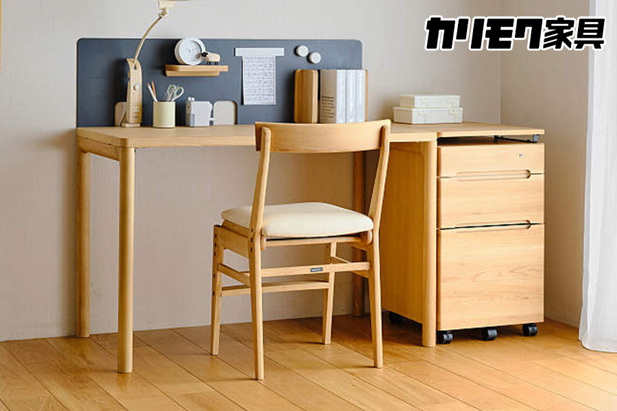 
カリモク家具『デスクセット：クリアネルC』SW8032 SW8080 SW8092 SW8000 SW8002 XT0611 [1322] 学習 子供 こども キッズ 入学 受験 新居 木製 テレワーク 新居 仕事 リビング ダイニング 机 デスク テーブル オーク ワゴン カリモク家具 karimoku
