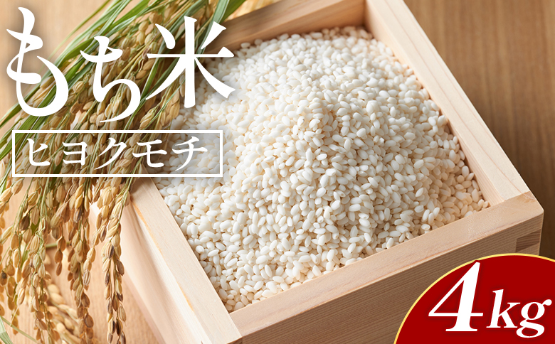 もち米 4kg(2kg×2) - 国産 餅 モチ  もちもち おもち おこわ おはぎ ぼたもち お雑煮 赤飯 米 お米 アレンジ 調理 高知県 香南市 常温 at-0036