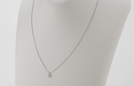 アルカンシェル プラチナ ダイヤ プチペンダント（計0.2ct）