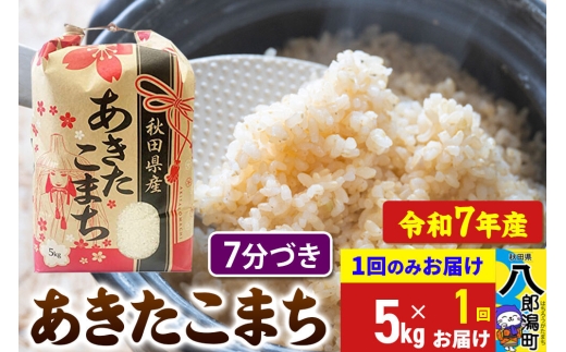 あきたこまち 5kg【7分づき】令和7年産 秋田県産 こまちライン [こまちライン あきたこまち ブランド米 お米 7分搗き 7分づき 米どころ 秋田 秋田県産]