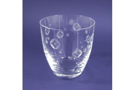 浅草切子 暮らしの硝子「ふうせんと星 FLEUR」化粧箱入り