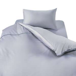 【シングル】カバー掛・シーツ(45cm)・枕＆パジャマ(男女兼用Sサイズ)4点セット色シルバースカイ【1215813】