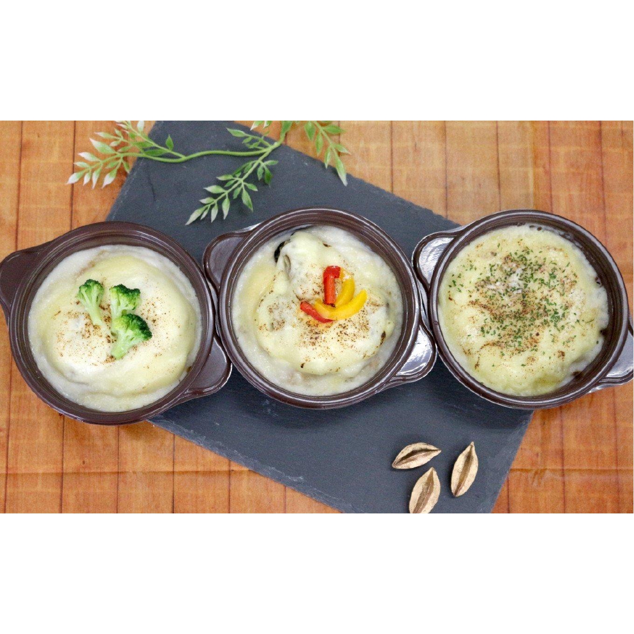 海のごちそうドリア 3種セット 【あわび / 牡蠣 / ほたて】ブランド米「たかたのゆめ」使用