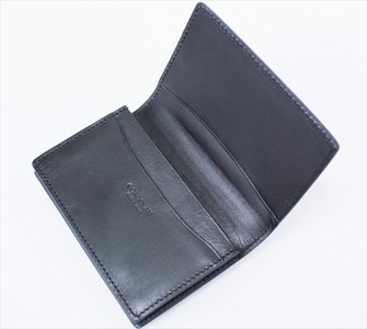 こだわりの逸品「コードバン名刺入れ」ネイビー [2072]