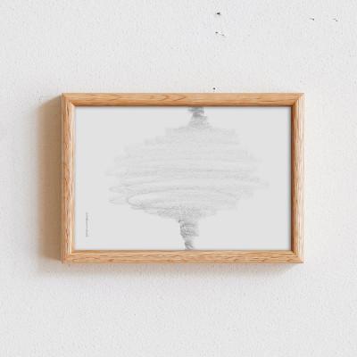 ふるさと納税 府中市 府中市の家具　フレーム　ティポ　ポストカードサイズ　オーク