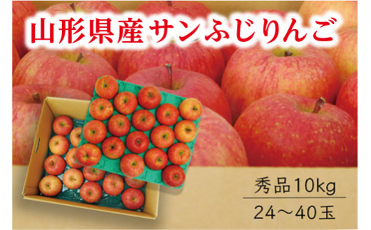 《先行予約 2026年度発送》【山形県産】サンふじりんご秀品10kg  りんご リンゴ 林檎 デザート フルーツ 果物 くだもの 果実 食品 山形県 FSY-2974