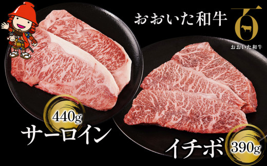 
おおいた和牛 サーロインステーキ 220g×2枚・イチボステーキ 130g×3枚 牛肉 豊後牛 ステーキ肉 焼肉 焼き肉 赤身肉 冷凍 大分県産 九州産 中津市 国産 送料無料／熨斗対応可 お歳暮 お中元 など
