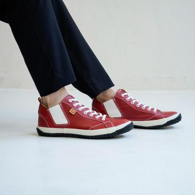 ふるさと納税 府中市 【SPINGLE(スピングル)】 SP-442 Red S(24.5cm) スニーカー 靴