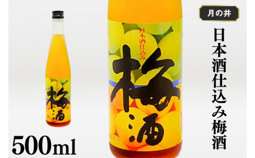日本酒 仕込み 梅酒 月の井 500ml 大洗 地酒 国産梅 低糖