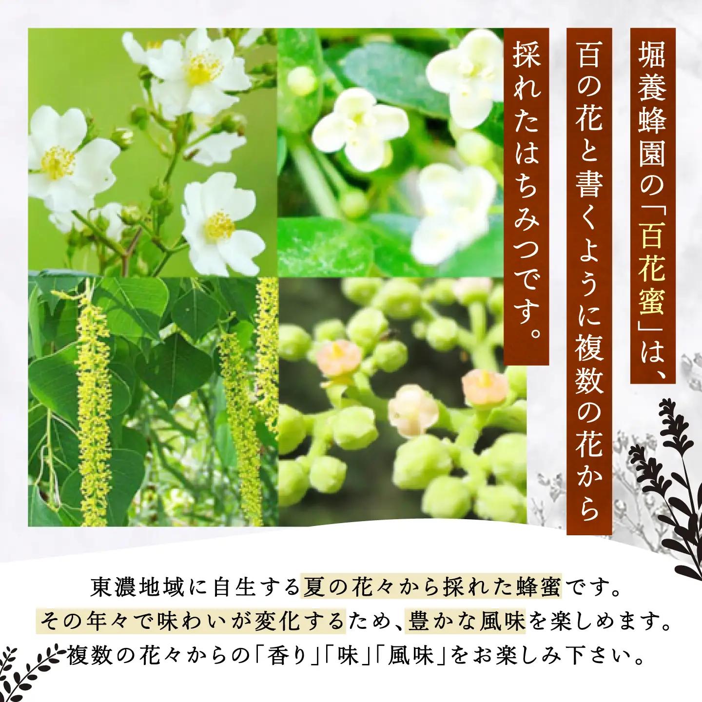 野山のはちみつ 百花蜂蜜 300g / 恵那市 / 堀養蜂園[AUCO009] はちみつ