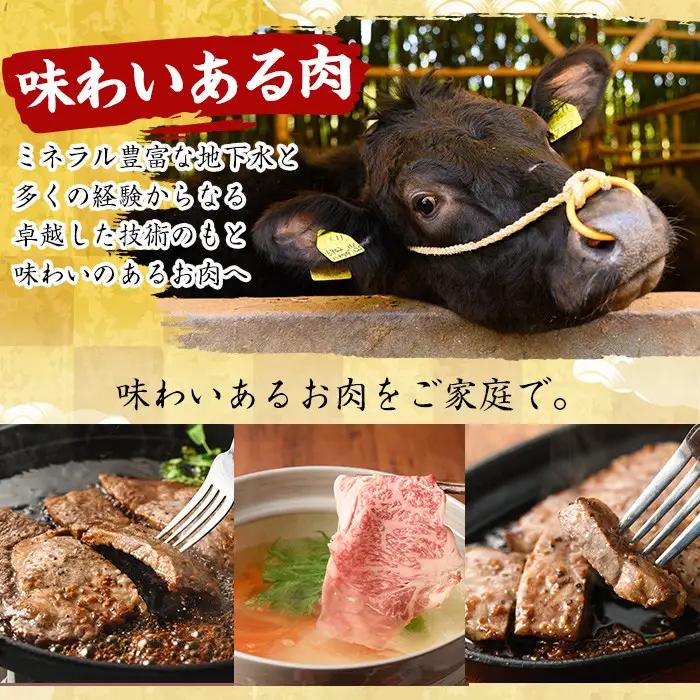 No.424 薩摩和牛のステーキすきしゃぶセット(4種・合計1.6kg)国産 九州産 牛肉 和牛 ロース ステーキ スライス 数量限定 モモ肉 もも 肩肉 カタ すき焼き しゃぶしゃぶ 冷凍【さつま屋