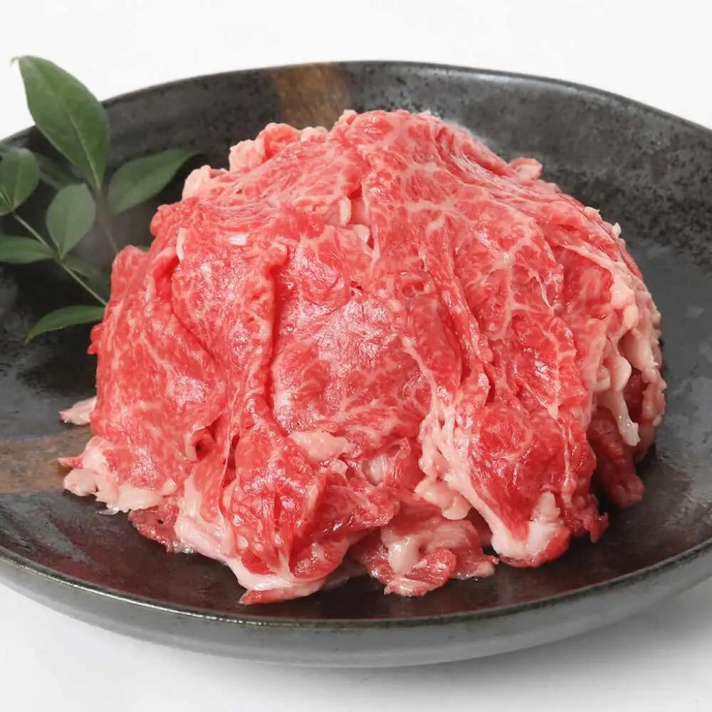 牛肉 伊予牛「絹の味」黒毛和牛 小間切れ 400g 牛肉[AGEA001]