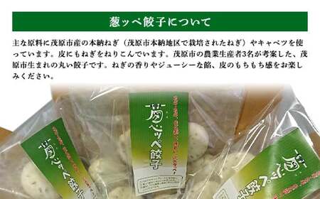 茂原市本納産のネギをふんだんに使用した35g『葱ッペ餃子』　10個入り×3袋 MBE001