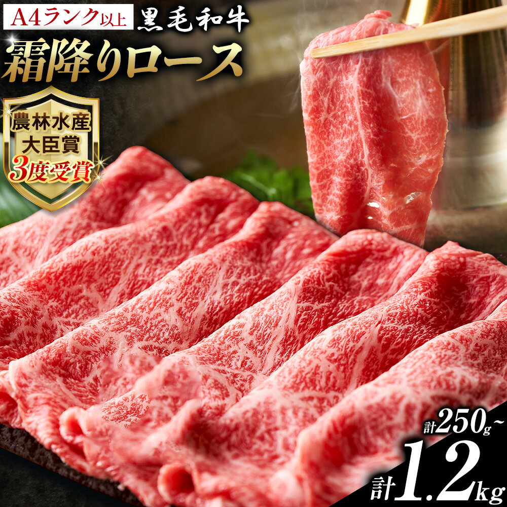 【ふるさと納税】厳選 くまもと黒毛和牛 すき焼き用 霜降りロース 250g 400g 800g 1.2kg《30日以内に出荷予定(土日祝除く)》 熊本県 大津町 和牛焼肉LIEBE くまもと黒毛和牛 リブロース 肩ロース すき焼き 冷蔵 リーベ