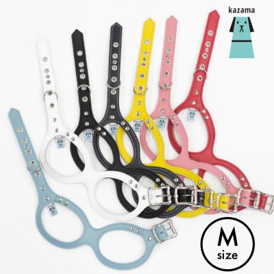ふるさと納税 八潮市 メガネハーネス【Mサイズ】ブルー(本革製)kazama premium |  | 01