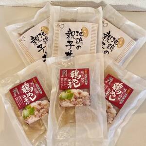 媛っこ地鶏の炭火親子丼・鶏めしセット【C17-2】【配送不可地域：離島】【1186424】