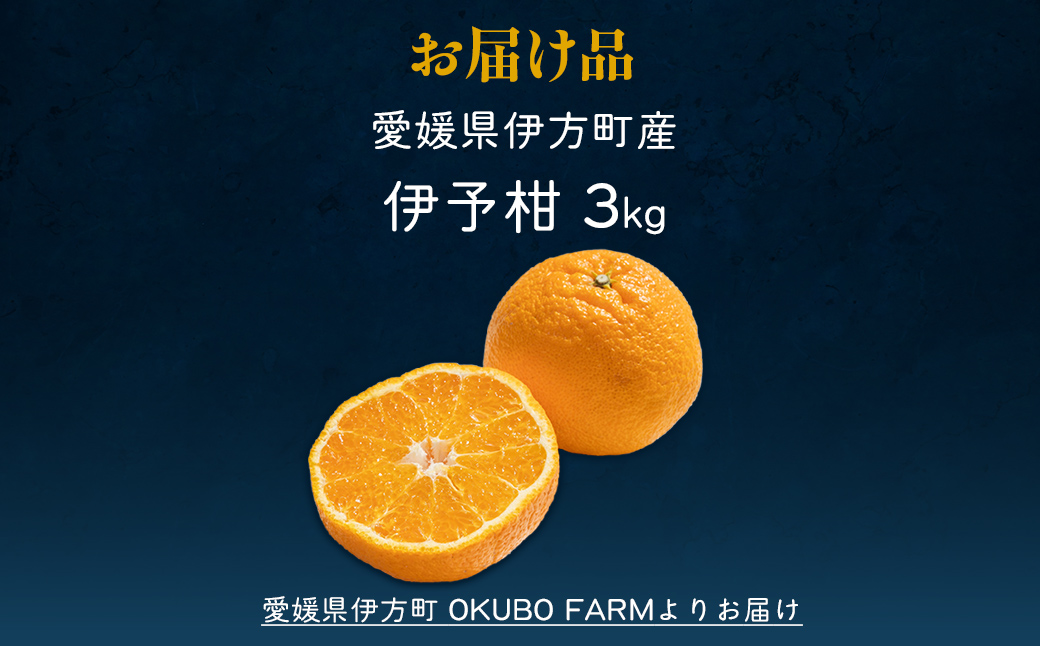 【先行予約】【家庭用】伊予柑 3kg ※北海道・沖縄・離島への配送不可 （2027年1月16日より順次発送予定） IKTAT004