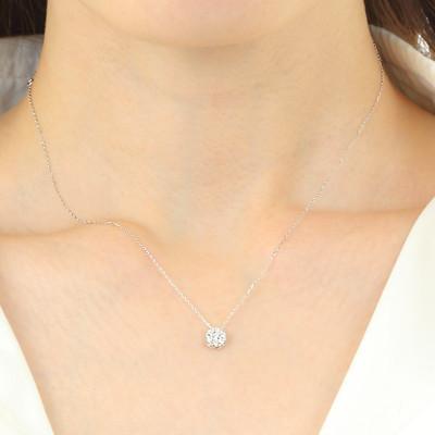 ふるさと納税 鳴沢村 フラワーダイヤ ペンダント　P5934-P2 |  | 03