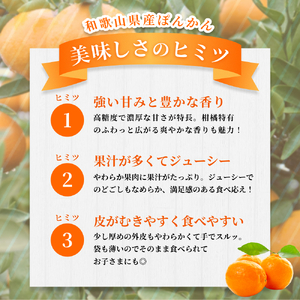 【家庭用】 森本農園の手選別 ポンカン 約8kg 和歌山県産 サイズ混合 【北海道・沖縄・離島配送不可】【2027年1月上旬～2月上旬頃に順次発送】【BV-mrmt044】