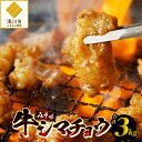 【ふるさと納税】居酒屋さ蔵 牛シマチョウ300g×10袋｜牛ホルモン ホルモン焼き 焼肉 BBQ バーベキュー 味付き みそ味 300g×10袋 3kg ギフト 贈り物 北海道 滝川市